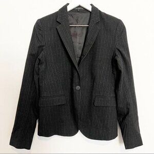 Theory‎ Wool Women's Pinstripe Blazer Menswear Academia Office Business Size 4